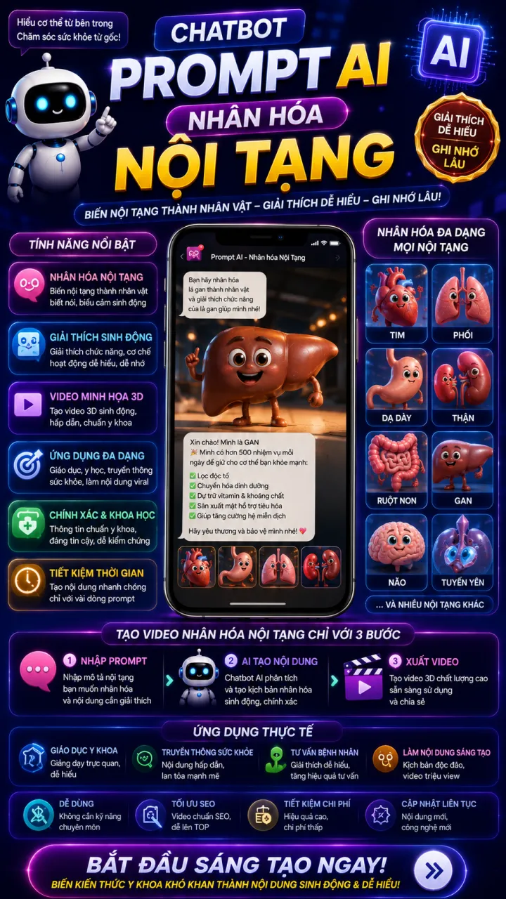 Chatbot AI Nhân hóa NỘI TẠNG